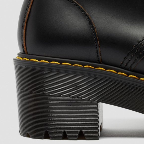 Dr. Martens Women's Leona Vintage Smooth Leather Heeled Boot - Picture 7 of 15